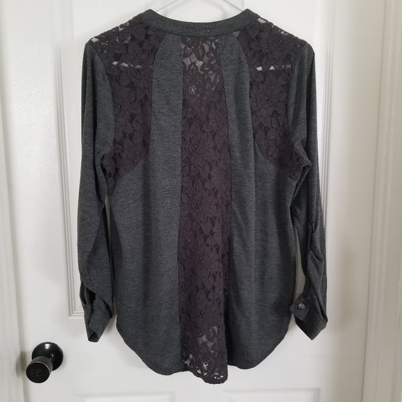 Button up lace back cardigan - Picture 3 of 3